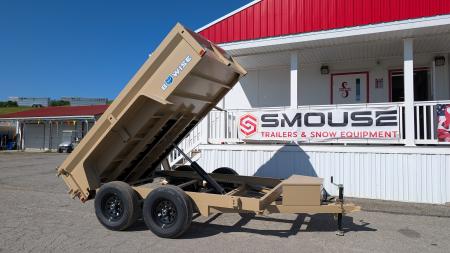 New 2027 BWISE 6x10 Lo Pro Equipment Dump w/ Underbody Ramps