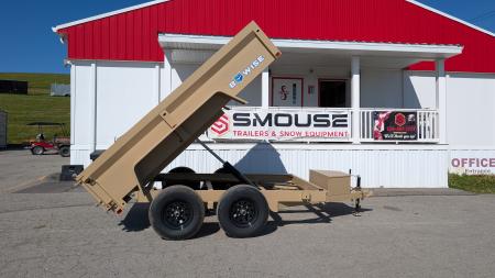 New 2027 BWISE 6x10 Lo Pro Equipment Dump w/ Underbody Ramps