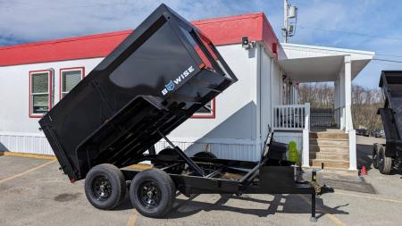 New 2027 BWISE 6x10 Lo Pro Dump Trailer w/ 44  High Sides