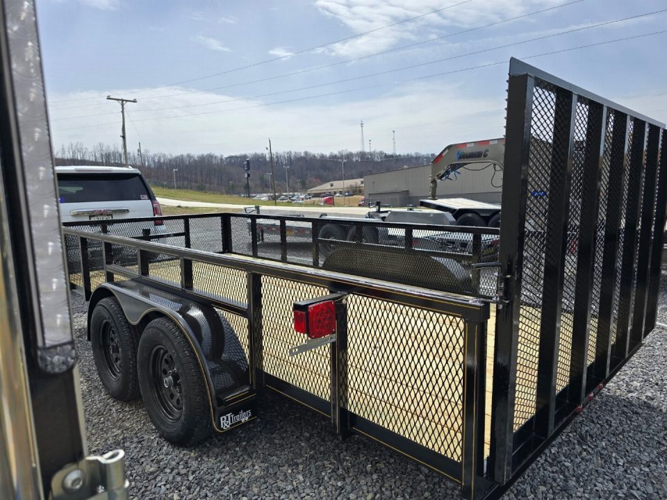 New 2026 P & T Trailers 7K 6.4X12 LEAF Utility Trailer