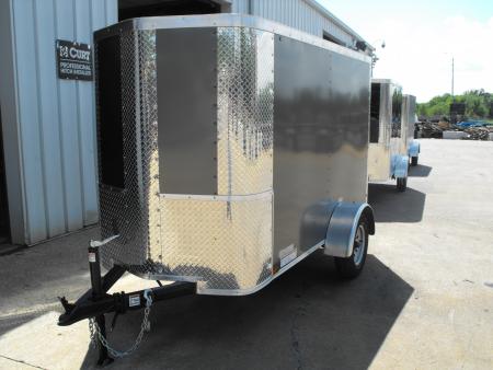 New Enclosed Trailer 4 X 8 Door 5' Interior 080 Skin Ramp