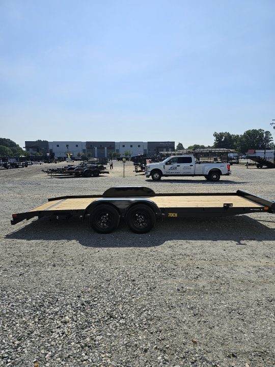 New 2027 Big Tex Trailers 20' 70CH 7K Car Trailer w/ Dovetail & Ramps Car / Racing Trailer