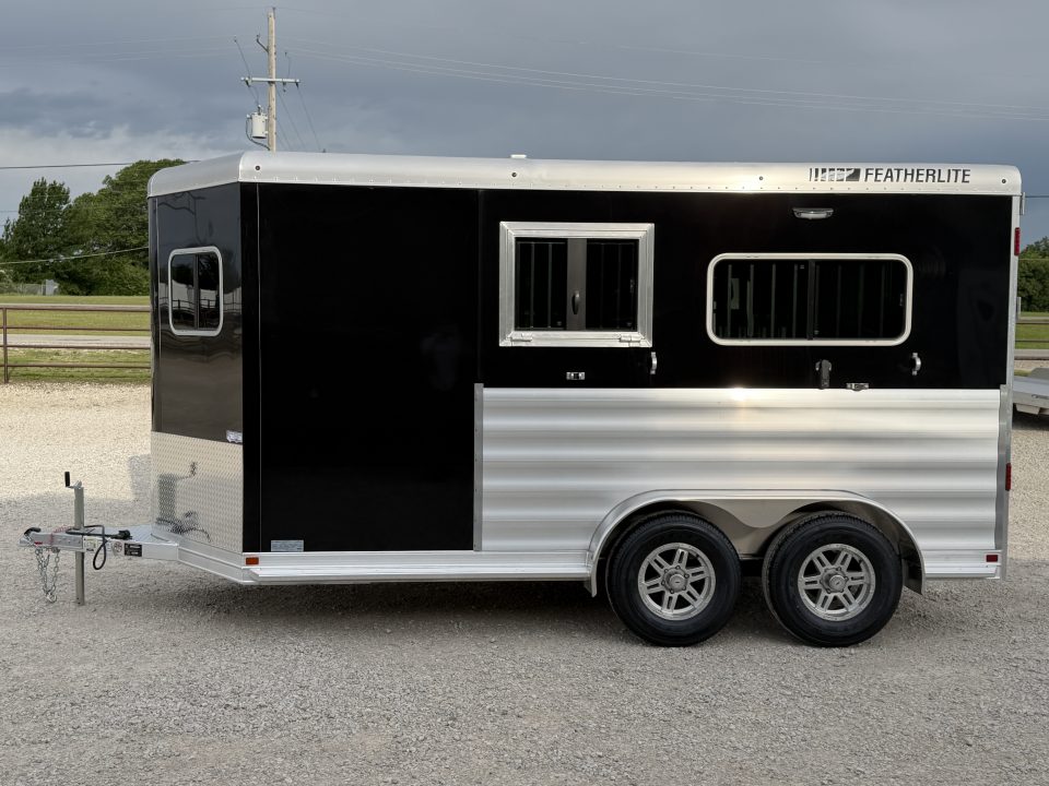 New 2026 Featherlite 2 Horse Bumper Pull Horse Trailer