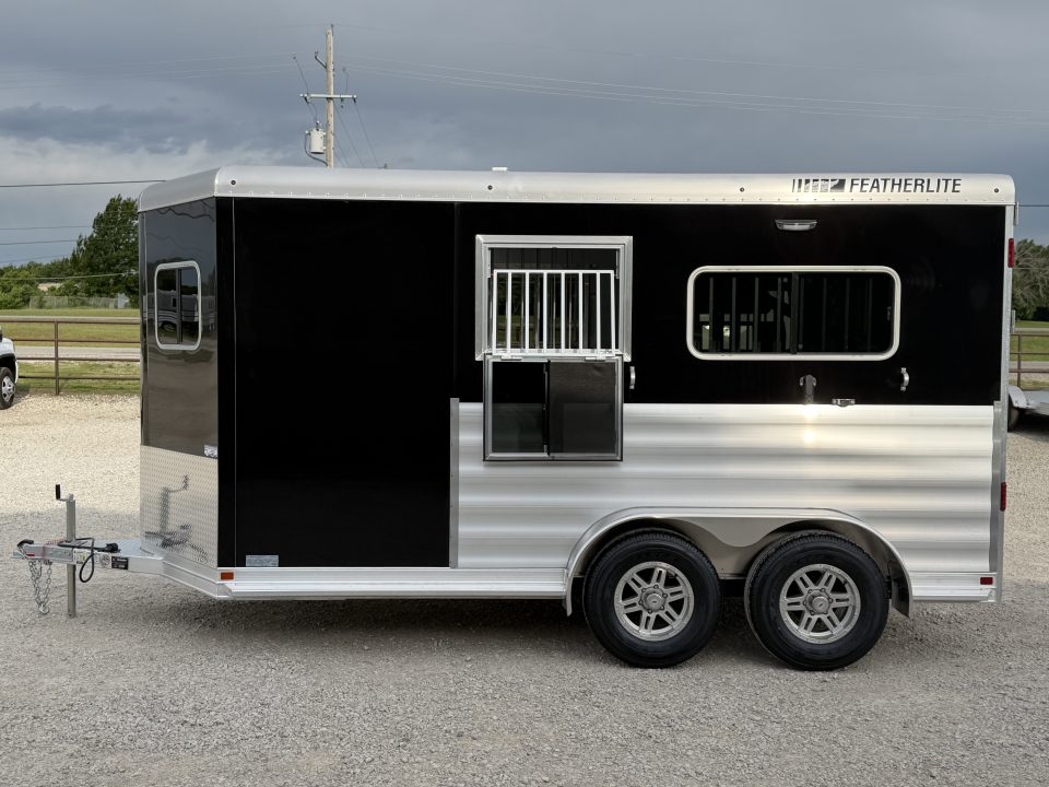 New 2026 Featherlite 2 Horse Bumper Pull Horse Trailer