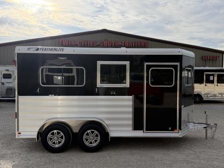 New 2026 Featherlite 2 Horse Bumper Pull Horse Trailer