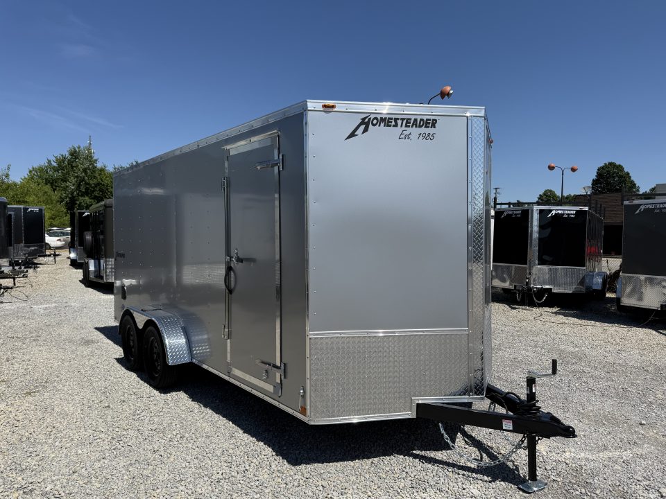 New 2026 Homesteader Trailer 7x16x6'6" Intrepid Swing Door Package Cargo / Enclosed Trailer
