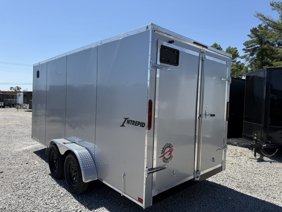 New 2026 Homesteader Trailer 7x16x6'6" Intrepid Swing Door Package Cargo / Enclosed Trailer