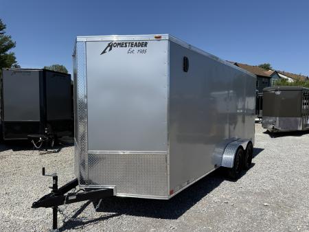New 2026 Homesteader Trailer 7x16x6'6" Intrepid Swing Door Package Cargo / Enclosed Trailer
