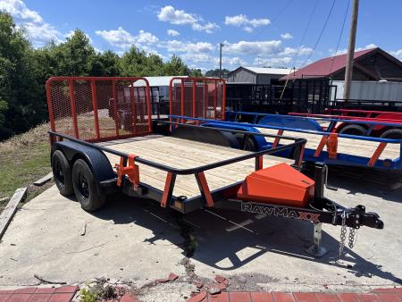 New 2026 RawMaxx UTX 7K 12' 7K JACK BOX Utility Trailer