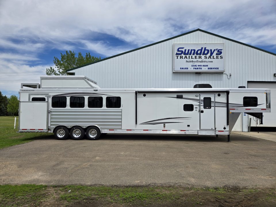 New 2026 Merhow Stampede 5 Horse Sideload Trailer
