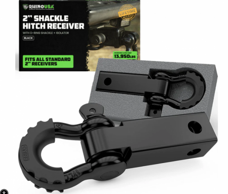 New Hitch Shackle -Black