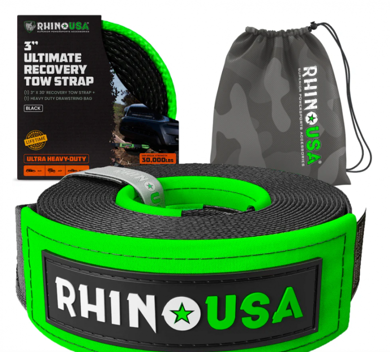 New Rhino USA 3" x 20' HD Tow Strap