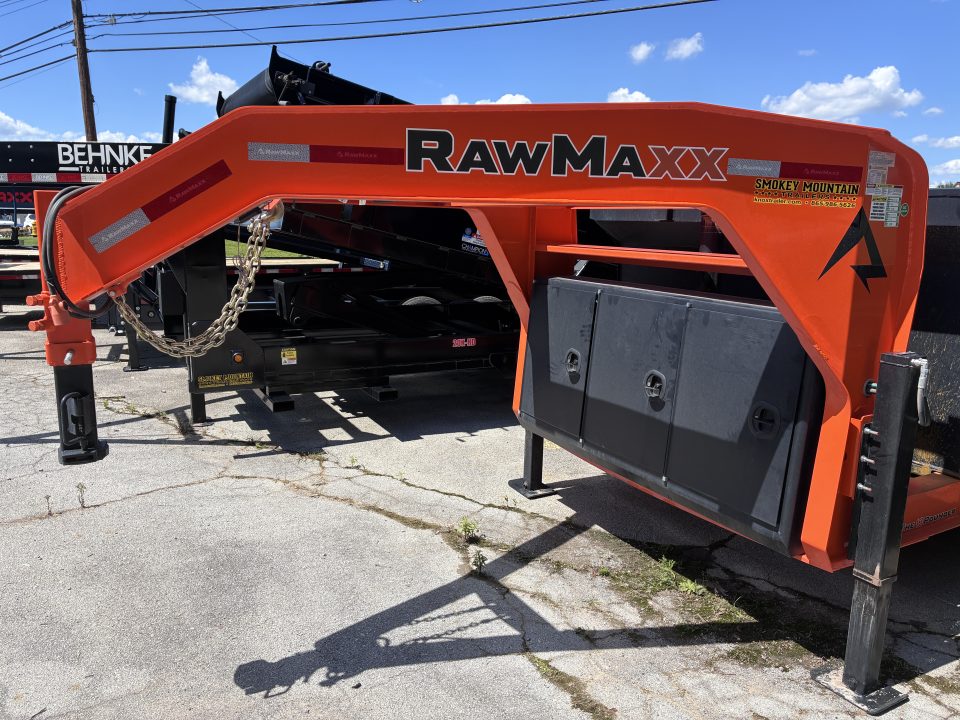 New 2026 RawMaxx LPX 83X14 16K GN 44'' SIDES HYD JACKS Dump Trailer