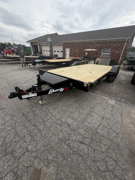 New 2026 Liberty LC10K83X18C5DT Car Hauler 83X18 TA DOVETAIL (GVW:9990) MIDNIGHT BLACK