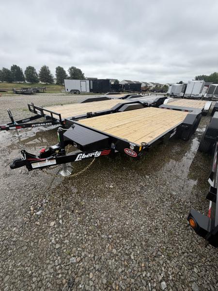 New 2026 Liberty LC10K83X18C5DT Car Hauler 83X18 TA DOVETAIL (GVW:9990) MIDNIGHT BLACK