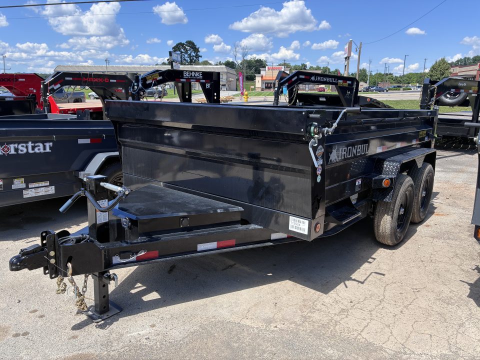 New 2026 Iron Bull DTB 14K 12' W/ ALM RAMPS Dump Trailer