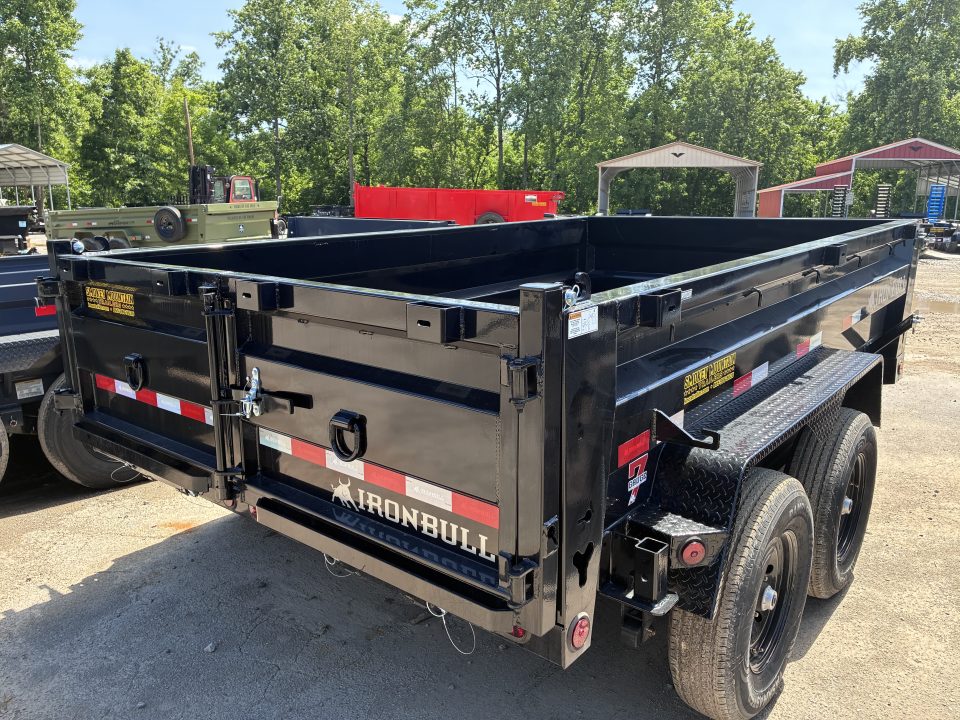 New 2026 Iron Bull DTB 14K 12' W/ ALM RAMPS Dump Trailer