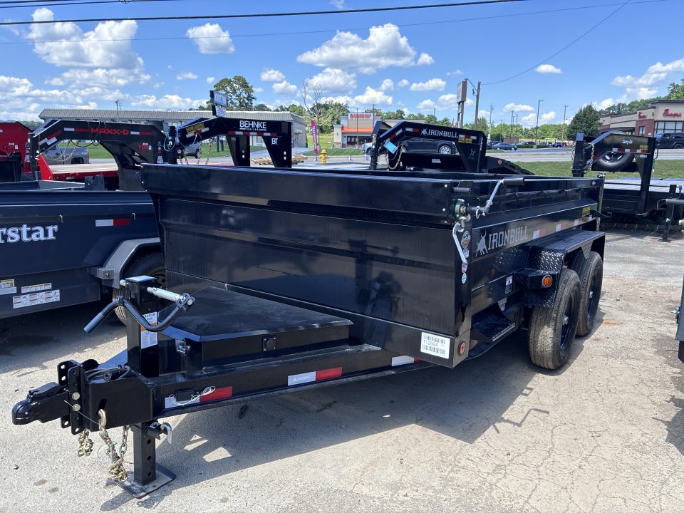 New 2026 Iron Bull DTB 14K 12' W/ ALM RAMPS Dump Trailer