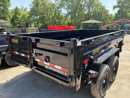 New 2026 Iron Bull DTB 14K 12' W/ ALM RAMPS Dump Trailer