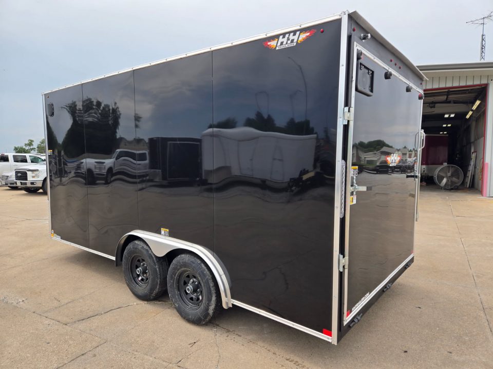 New 2026 H&H Trailers 8x16 HH Series Flat Top V-Nose Enclosed Cargo Trailer 10K Tandem Cargo / Enclosed Trailer
