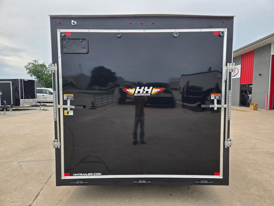 New 2026 H&H Trailers 8x16 HH Series Flat Top V-Nose Enclosed Cargo Trailer 10K Tandem Cargo / Enclosed Trailer
