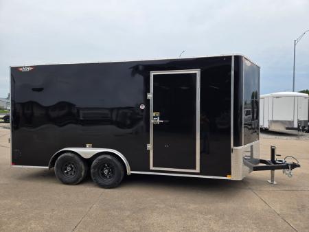 New 2026 H&H Trailers 8x16 HH Series Flat Top V-Nose Enclosed Cargo Trailer 10K Tandem Cargo / Enclosed Trailer