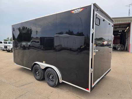 New 2026 H&H Trailers 8x16 HH Series Flat Top V-Nose Enclosed Cargo Trailer 10K Tandem Cargo / Enclosed Trailer