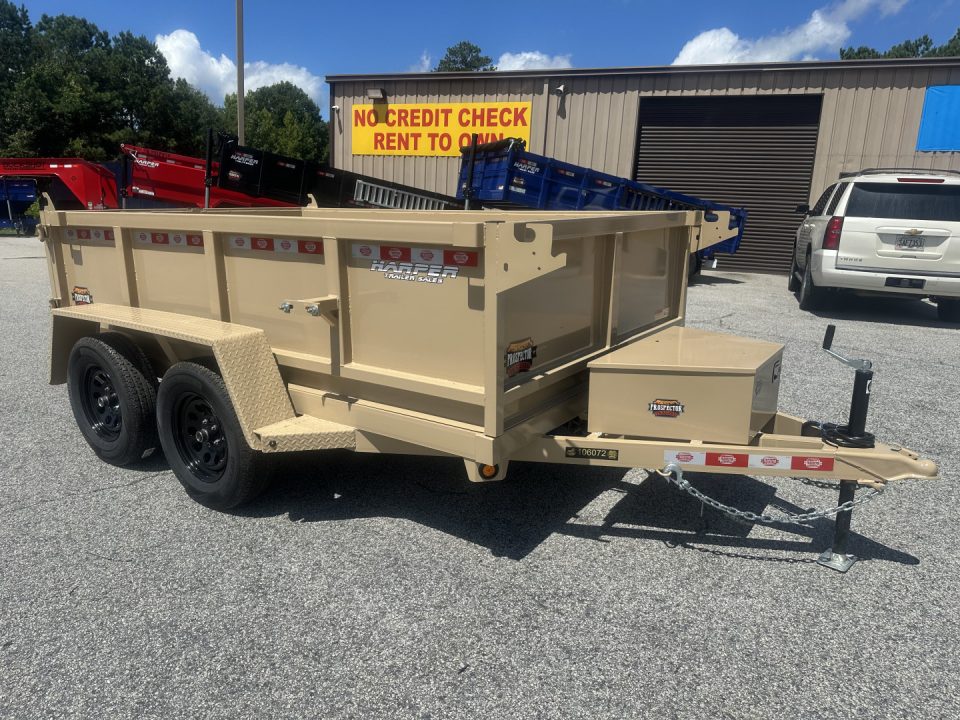New 2026 PROSPECTOR LIGHT DUTY 6X10 7K TANDEM AXLE DUMP TRAILER WITH 2' WALLS