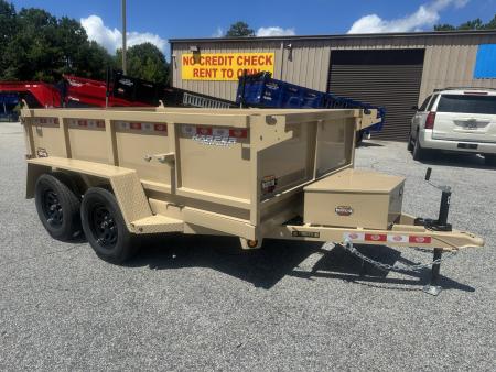New 2026 PROSPECTOR LIGHT DUTY 6X10 7K TANDEM AXLE DUMP TRAILER WITH 2' WALLS