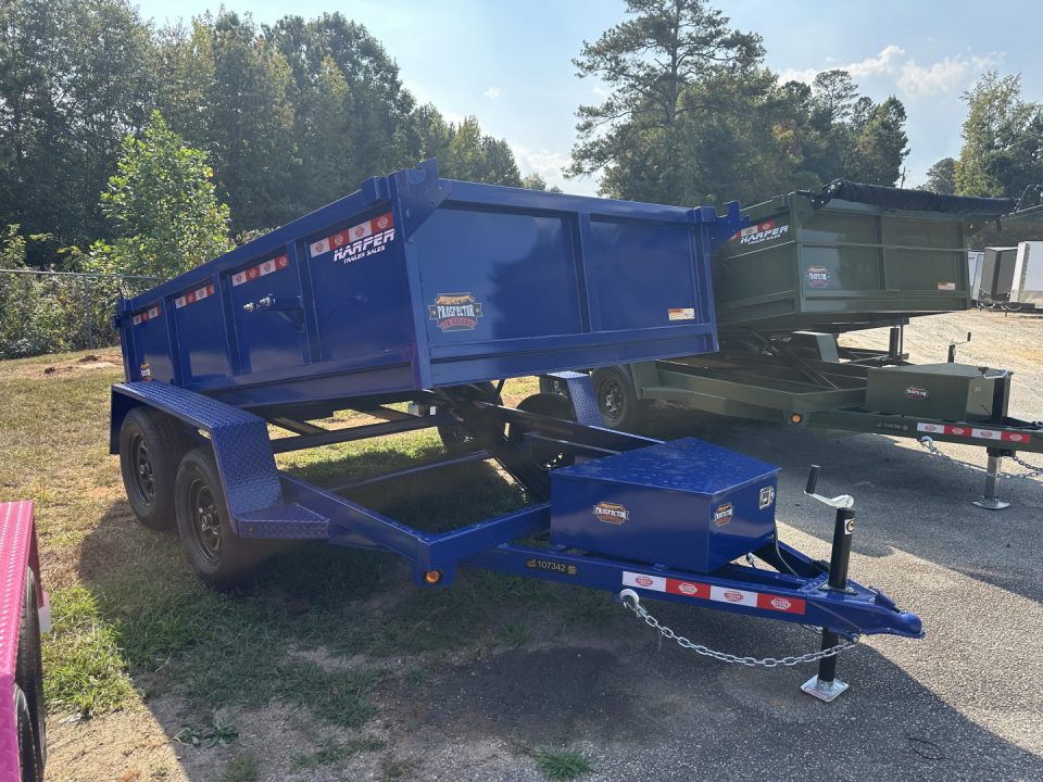 New 2026 PROSPECTOR LIGHT DUTY 6X10 7K TANDEM AXLE DUMP TRAILER WITH 2' WALLS