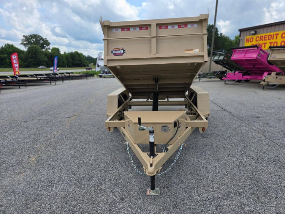 New 2026 PROSPECTOR LIGHT DUTY 5X10 7K TANDEM AXLE DUMP TRAILER WITH 2' WALLS