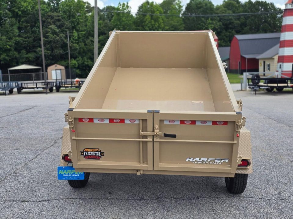 New 2026 PROSPECTOR LIGHT DUTY 5X10 7K TANDEM AXLE DUMP TRAILER WITH 2' WALLS