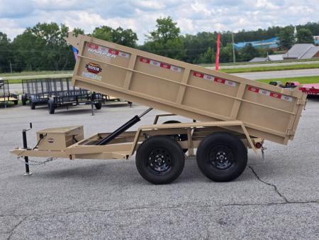 New 2026 PROSPECTOR LIGHT DUTY 5X10 7K TANDEM AXLE DUMP TRAILER WITH 2' WALLS