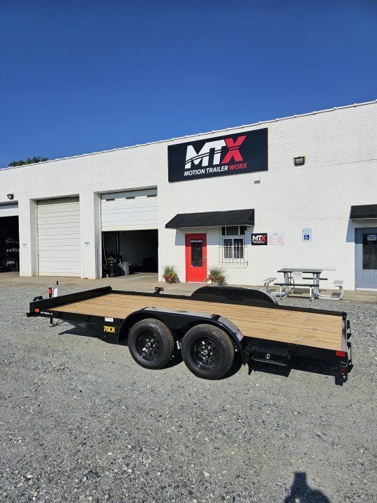New 2026 Big Tex Trailers 16' 70CH 7K Car Trailer w/ Slide in Ramps Car / Racing Trailer