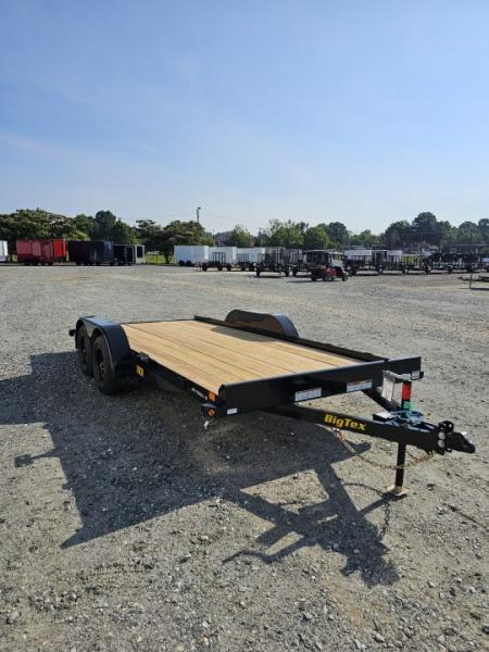 New 2026 Big Tex Trailers 16' 70CH 7K Car Trailer w/ Slide in Ramps Car / Racing Trailer