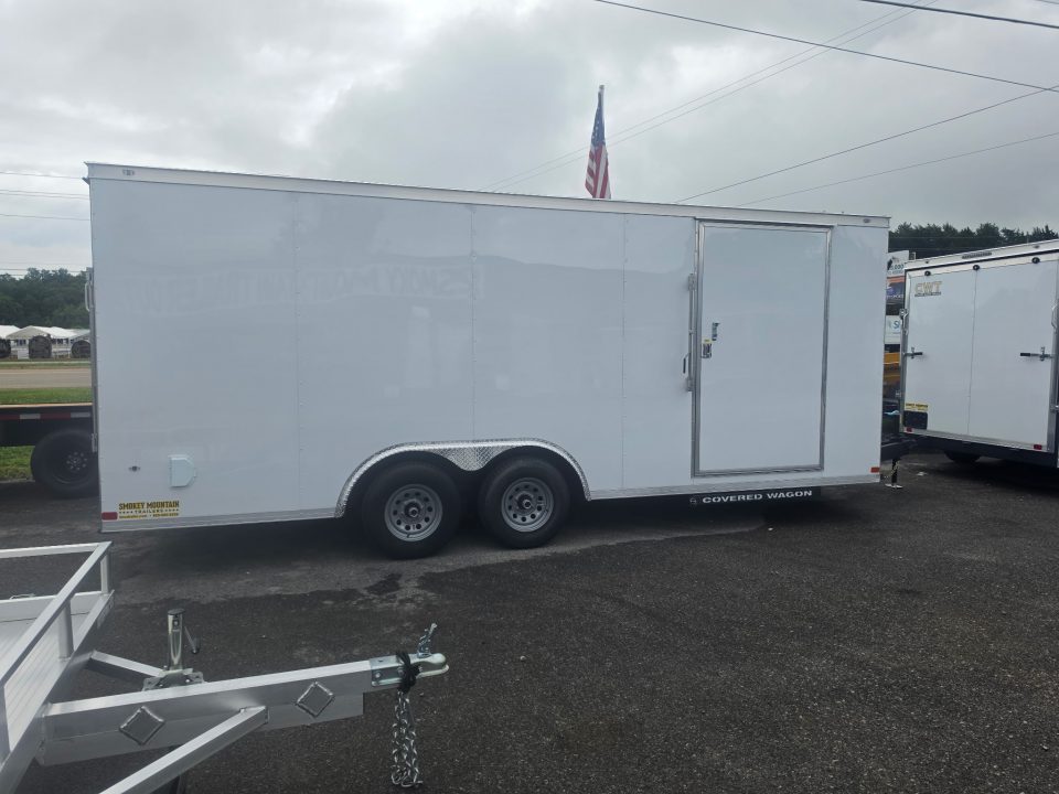New 2026 Covered Wagon Trailers 8.5X20 TA3 7' POLY BAR LOCK Cargo / Enclosed Trailer