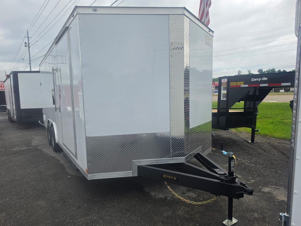 New 2026 Covered Wagon Trailers 8.5X20 TA3 7' POLY BAR LOCK Cargo / Enclosed Trailer