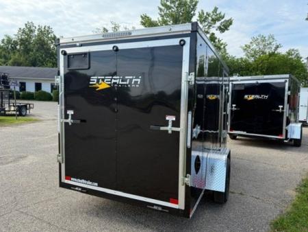 New 2026 6 x 12 Stealth Enclosed Trailer with Ramp