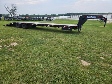 Used 2022 Load Trail 102X42 TANDEM LO-PRO GOOSENECK W/10K AXLES 14PLY & 10' HYDROTAIL