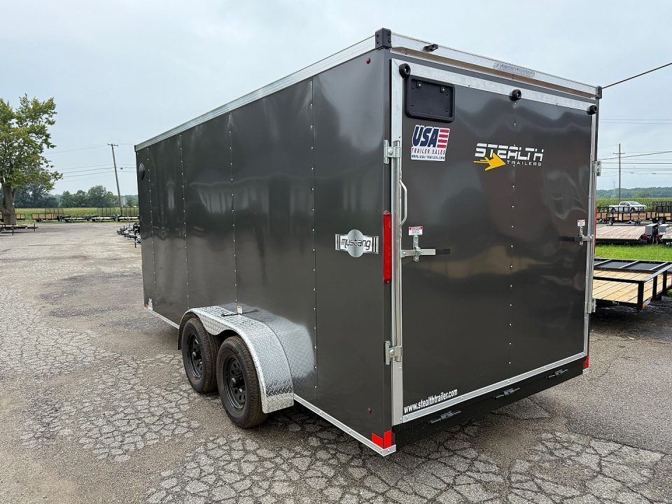 New 2026 Stealth 7 X 16 Cargo / Enclosed Trailer with Ramp Door and 6ft 6in interior Height