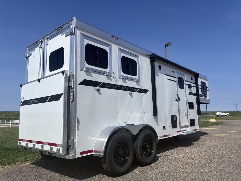 New 2027 Lakota Legacy 2H 7'LQ Horse Trailer