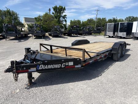 Used 2020 Diamond C Trailers HDT207L20X82 (82  X 20') 14.9K Partial Tilt Equipment Trailer