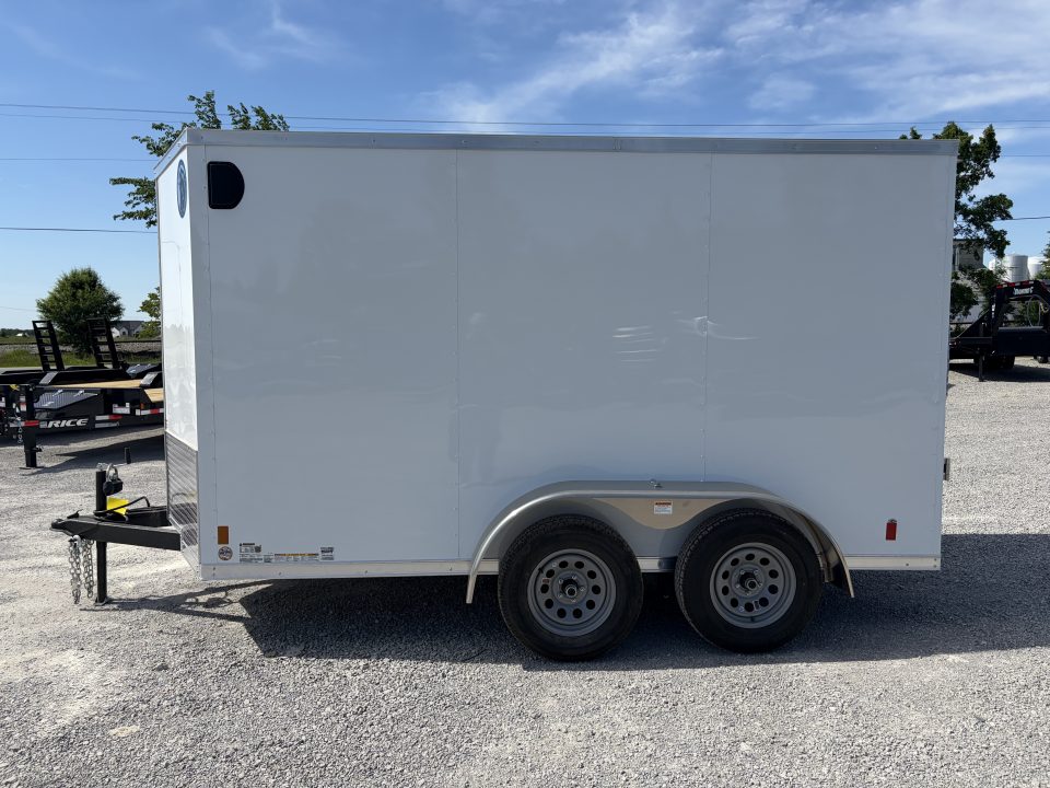 New 2026 Darkhorse Cargo DHW6X12TA35 (6' X 12') 7K V-Nose 1500 Series Cargo / Enclosed Trailer