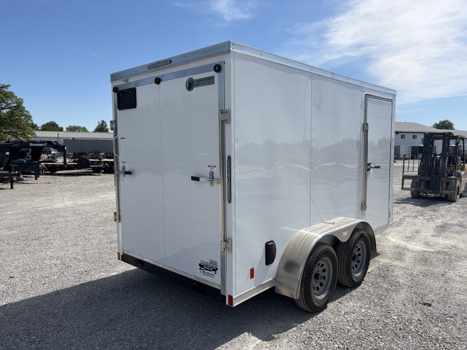 New 2026 Darkhorse Cargo DHW6X12TA35 (6' X 12') 7K V-Nose 1500 Series Cargo / Enclosed Trailer
