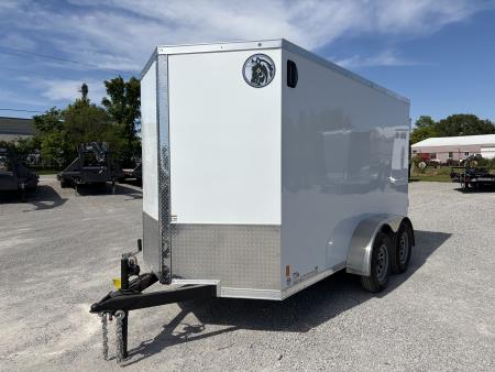 New 2026 Darkhorse Cargo DHW6X12TA35 (6' X 12') 7K V-Nose 1500 Series Cargo / Enclosed Trailer