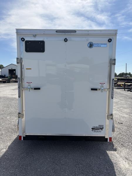 New 2026 Darkhorse Cargo DHW6X12TA35 (6' X 12') 7K V-Nose 1500 Series Cargo / Enclosed Trailer