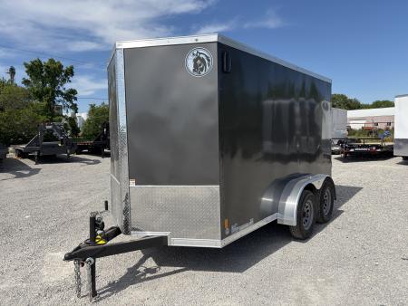 New 2026 Darkhorse Cargo DHW6X12TA35 (6' X 12') 7K V-Nose 1500 Series Cargo / Enclosed Trailer
