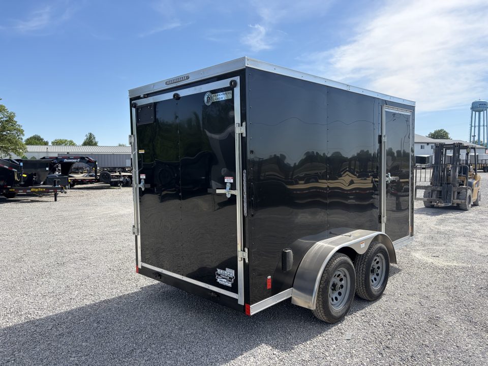 New 2026 Darkhorse Cargo DHW6X12TA35 (6' X 12') 7K V-Nose 1500 Series Cargo / Enclosed Trailer