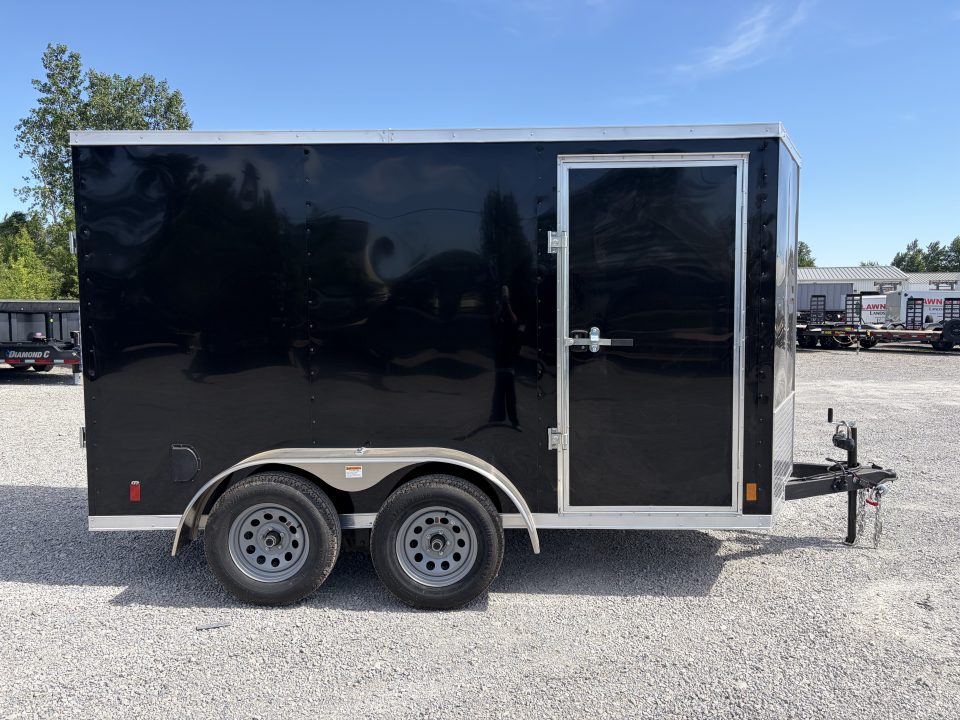 New 2026 Darkhorse Cargo DHW6X12TA35 (6' X 12') 7K V-Nose 1500 Series Cargo / Enclosed Trailer