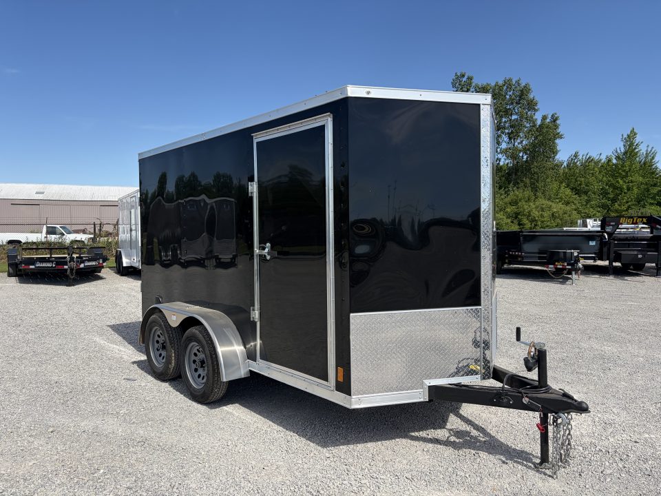 New 2026 Darkhorse Cargo DHW6X12TA35 (6' X 12') 7K V-Nose 1500 Series Cargo / Enclosed Trailer